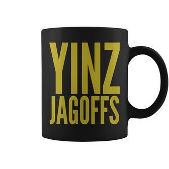 Yinz Jagoffs Pittsburgh Saying Jag Off Coffee Mug - Monsterry