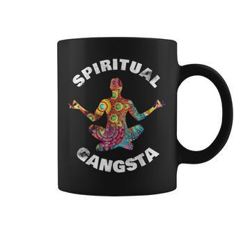 Yoga Christmas Idea Yoga Spiritual Gangsta Coffee Mug - Monsterry