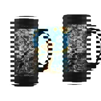 Yorkie Dog Artistic Van Gogh Starry Night Yorkshire Terrier Coffee Mug - Seseable