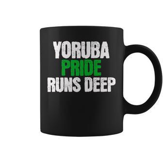 Yoruba Pride Runs Deep Ancestry Initiation Coffee Mug - Monsterry DE
