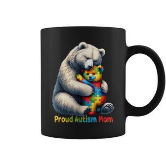 You'll Never Walk-Alone Autism Mama Mom Bear Support Autism Coffee Mug - Monsterry CA