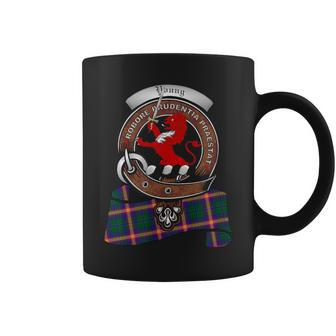 Young Scottish Clan Badge & Tartan Coffee Mug - Seseable