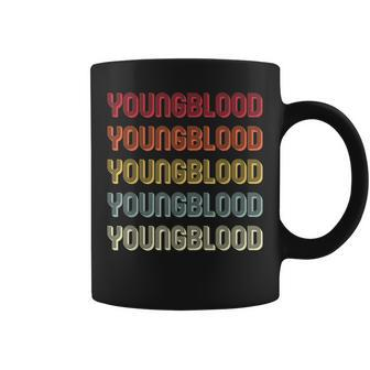 Youngblood Surname Retro Vintage Birthday Reunion Coffee Mug - Seseable
