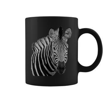 Zebra Face Wildlife Animal African Safari Wild Eyes T Coffee Mug - Monsterry