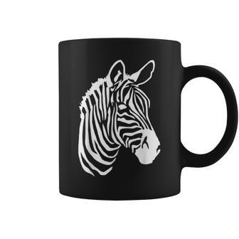 Zebra Head Coffee Mug - Monsterry