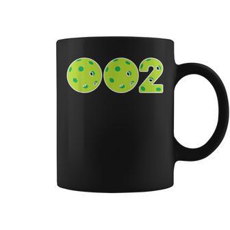 Zero Zero Two I 002 Pickleball Tournament Coffee Mug - Monsterry