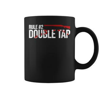 Zombie Rule 2 Double Tap Coffee Mug - Monsterry
