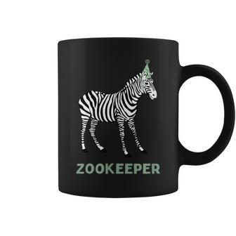 Zookeeper Zebra Birthday AdultKid Zebra Safari Party Coffee Mug - Monsterry