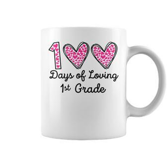 100 Days Of Loving 1St Grade 100Th Day Of School Teacher Coffee Mug - Thegiftio UK