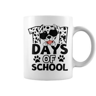 100 Days Of School Dalmatian Dog Boy Kid 100Th Day Of School Coffee Mug - Monsterry