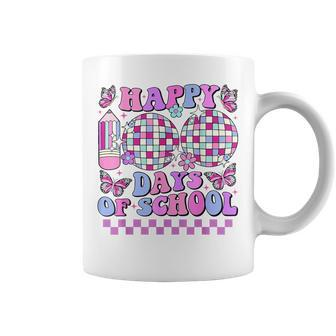 100 Days Of School Retro Disco 100Th Day Teacher Boys Girls Coffee Mug | Seseable CA