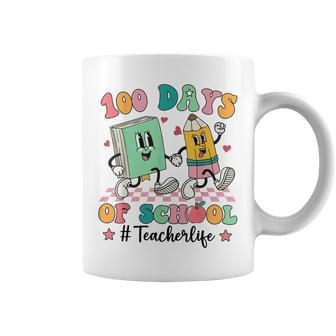 100 Days Of School Teacher Life 100Th Day Of School Coffee Mug | Mazezy UK