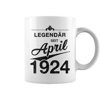 100 Geburtstag 100 Jahre Alt Legendär Seit April 1924 Tassen - Seseable