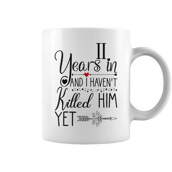 11Th Wedding Anniversary For Her 11 Years Of Marriage Coffee Mug - Monsterry CA