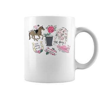 2024 Derby Vibes Horse Racing Horse Race Horse Lover Women Coffee Mug | Mazezy AU