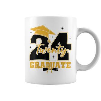 2024 Graduate Class Of 2024 Senior High School Graduation Coffee Mug - Monsterry CA