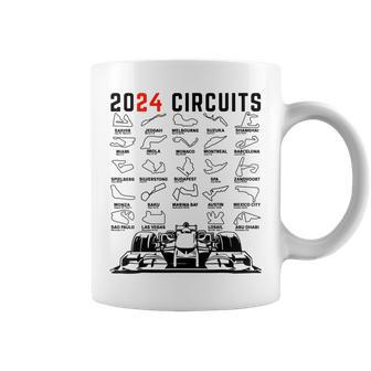 2024 Schedule Formula Racing Formula Fan Car Black Coffee Mug - Thegiftio UK
