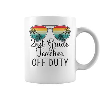 2Nd Grade Teacher Off Duty Sunglasses Beach Teacher Summer Coffee Mug - Monsterry AU