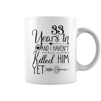 33Rd Wedding Anniversary For Her 33 Years Of Marriage Coffee Mug - Monsterry CA