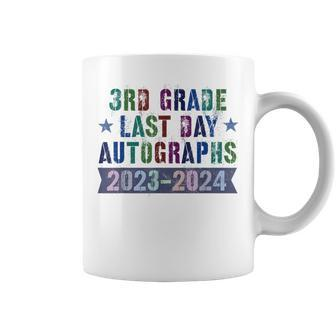 3Rd Grade Last Day School Autographs 2024 Graduation Sign My Coffee Mug - Monsterry UK