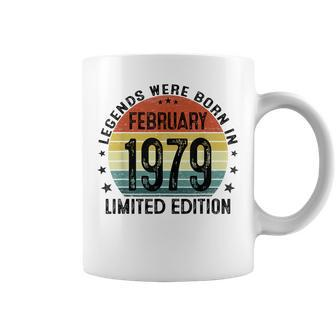 45 Year Old Legends Were Born In February 1979 Coffee Mug - Thegiftio UK
