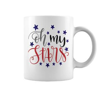 4Th Of July Fourth Oh My Stars Mom Wife Daughter Coffee Mug - Monsterry UK