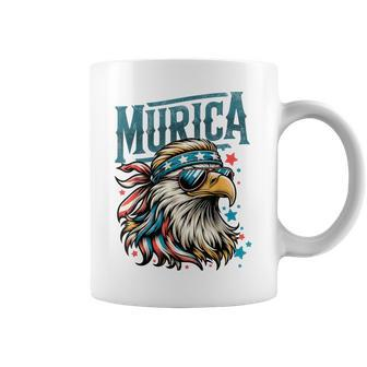 4Th Of July Patriotic Eagle July 4Th Usa Murica Coffee Mug - Monsterry AU