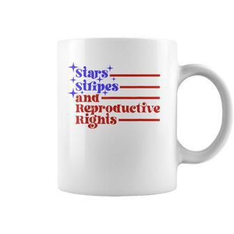 4Th Of July Stars Stripes And Reproductive Rights Womens Coffee Mug - Monsterry