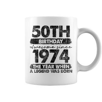 50Th Birthday 50 Year Old Vintage 1974 Limited Edition Coffee Mug - Thegiftio UK