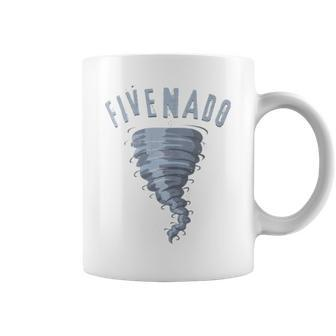 5Th Birthday Tornado Turning Five Fivenado Coffee Mug - Monsterry AU
