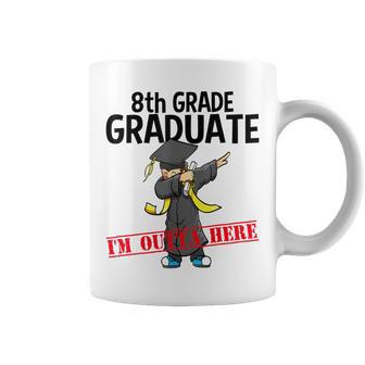 8Th Grade Graduation Dabbing Boy Party Idea Coffee Mug - Monsterry