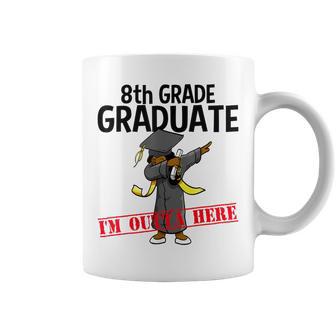 8Th Grade Graduation Dabbing Girl Party Coffee Mug - Monsterry CA