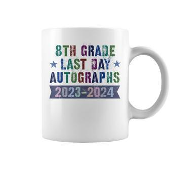 8Th Grade Last Day School Autographs 2024 Year End Sign My Coffee Mug - Monsterry DE