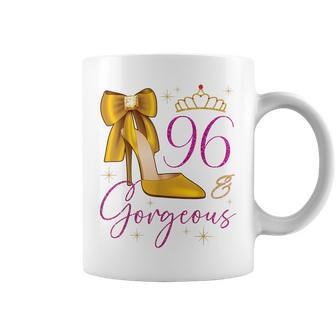 96 And Gorgeous 96Th Birthday 96 Years Old Queen Bday Party Coffee Mug | Mazezy