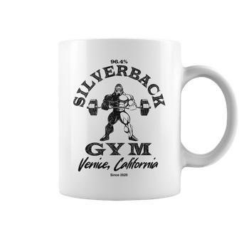 964 Silverback Gym Apparel Venice Beach California Retro Coffee Mug - Monsterry DE