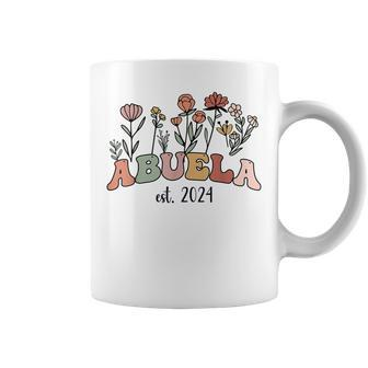 Abuela Grandma Est 2024 New Grandmother Women Coffee Mug - Thegiftio UK