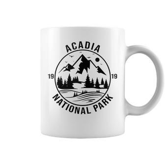 Acadia National Park Maine Mountains Nature Hiking Vintage Coffee Mug - Monsterry AU