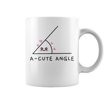 Acute Angle Math Teacher Joke For Geometry Trigonometry Nerd Coffee Mug - Monsterry UK