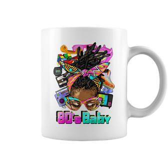 Afro Messy Locs Bun 80'S Baby Women Men Kids Coffee Mug | Crazezy