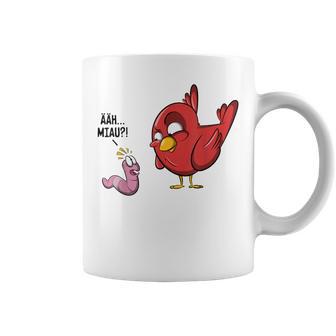 Äh Miau Bird And Wurm Fun Witz Gray S Tassen - Geschenkecke