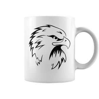 Aigle Cadeau Cadeaux Fauconnier Prédateur Tête D'aigle Tasse - Cadeauxyz