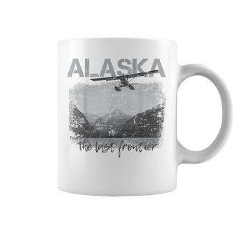 Alaska The Last Frontier With Float Plane Coffee Mug - Monsterry CA