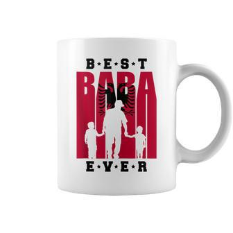 Albania Baba Two Sons Albanian Dad Of 2 Boys Shqiptar Coffee Mug - Monsterry UK