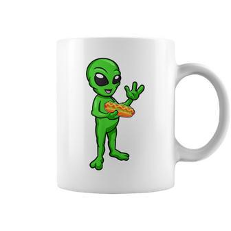Alien Lover Ufo Alien Eating Hot-Dog Cool Alien Coffee Mug - Monsterry