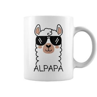Alpapa Alpaca Llama Lover Father's Day Animals Daddy Coffee Mug - Thegiftio UK