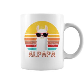 Alpapa Alpakaatertag Bester Papaater Fan Lamaatertag Raglan Tassen - Geschenkecke