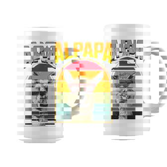 Alpapa Father's Day Best Dad Alpaca Coffee Mug - Seseable