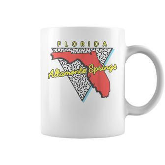 Altamonte Springs Florida Retro Triangle Fl City Coffee Mug - Monsterry DE