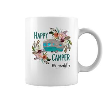 Amazing Happy Camper Oma Life Coffee Mug - Monsterry