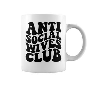 Anti Social Wives Club Wife Coffee Mug - Monsterry DE
